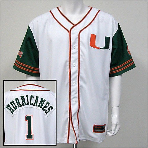 Buy Miami Hurricanes Bull Pen Baseball Jersey