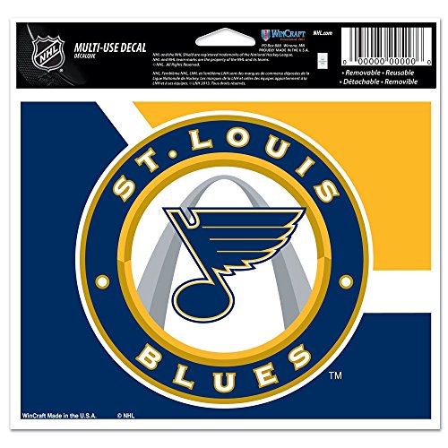 NHL St. Louis Blues Multi-Use Colored Decal, 5