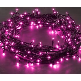 120x Micro LED PINK fairy lights, 8.3m, Christmas Festive - 3631-340 - low energy LED