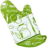 Retro Oven Mitts & Teatowel Set - Cactus