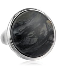 Sterling Silver Picasso Stone Ring, Size 7