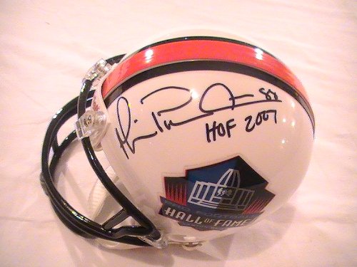 MICHAEL IRVIN SIGNED AUTOGRAPHED HALL OF FAME MINI HELMET DALLAS COWBOYS COA + HOLOGRAM