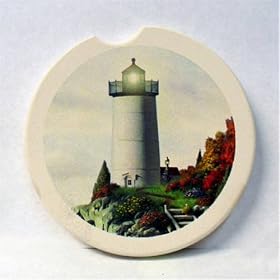Light of Day Lighthouse Car Coaster, Single by TerraCoasters