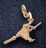14Kt Witch Charm