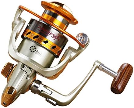 Kuyes® 12BB all metal folding rocker arm fishing reel for saltwater / freshwater spinning reels(10 specifications ) left and right hand folding (EF5000)