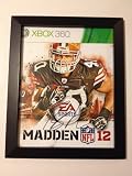 Cleveland Browns PEYTON HILLIS Signed Autographed Madden 11x14 Framed Photo COA