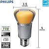 Philips 418590 17-Watt A21 LED Household Light Bulb, Dimmable