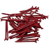 MLB Atlanta Braves 50-Pack Zero Friction Golf Tees - Red