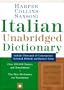 Harper Collins Sansoni Italian Unabridged Dictionary