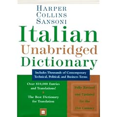 HarperCollins Sansoni Italian Dictionary (HarperCollins Bilingual Dictionaries)