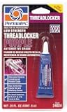 Permatex 24024 Low Strength Threadlocker Purple, 6 ml Tube
