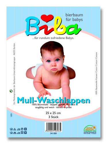 Bierbaum 63.1000/00 - Mull Waschlappen