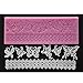 FOUR-C Silicone Lace Molds for Cake Decorating, Flower Cake Decoration Adorable Fondant Cake Decorating Tools Lace Decoration Mat Floral Print Pattern Molds Sugar Craft Tools (Butterfly)