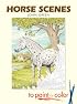 Horse Scenes to Paint or Color (Dover Pictorial Archive)