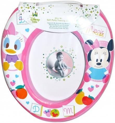 Disney Minnie Mouse 'Pink' Kids Padded Toilet Seat Soft Potty Training Bath