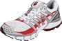 K-Swiss Women's Konejo II Running Shoe,White/Silver/Charcoal/Red,