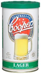 Coopers Australian Lager Beer Kit, Hopped Malt Concentrate, 3.75-Pound Can