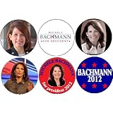 Set of 6 MICHELE BACHMANN 1.25" Magnets