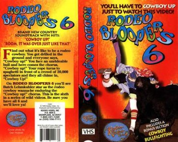 Childrens Toyshop  Sporting Goods : Rodeo Bloopers 6 - VHS