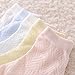 Searchself Little Girls' Cotton Breathable Mesh Thin Socks (Pack of 5)