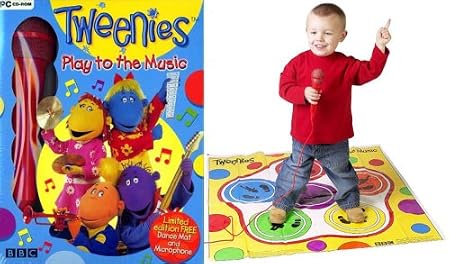 Tweenies Play to the Music with Dance Mat & Microphone