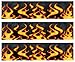 Fire and Flames Edible Cake Border Decoration - d717