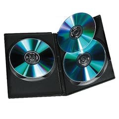 Hama 5er-Pack DVD-Tripel-Leerh�llen; schwarz; f�r je 3 DVDs + Booklet
