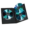 Hama 5er-Pack DVD-Tripel-Leerh�llen; schwarz; f�r je 3 DVDs + Booklet