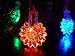 ORANGE TREE TRADE Multi Color String Flower Star LED String Lights; LED Christmas Lights; Party Lights