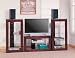 Coaster 3 Piece Entertainment Center with Glass Shelves