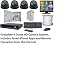 4 SONY CAMERA High Definition-DVR Surveillance System Solution PACKAGE: 4 Black HD Dome Cameras, Digital Watch Dog DVR, Monitor, Keyboard, Mouse, Remote Control, Power Supply, and 200' RG-59 with Power Cable. Access From Anywhere in the World (Control and Viewing). 4 Black Dome Cameras High Resolution, Software Downloads for Windows, Macintosh, & Moblie Devices