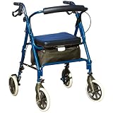 Invacare Fold 'n Away Compact Rollator - Blue