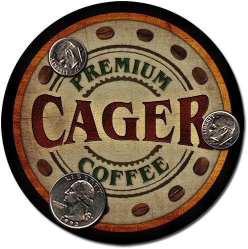 Cager Family Name Coffee Drink Coasters - 4 Pack