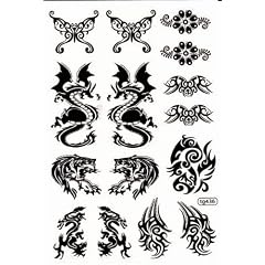TRIBAL TATTOO Aufkleber Racing Tuning Motocross MX Sticker Bogen Aufkleberset