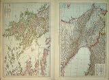 1893 UNIVERSAL MAP GREECE CAUCASUS CRETE CORFU