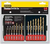Stanley ST-04650 14 Piece Titanium Twist Drill Bit Assortment