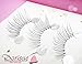 Dorisue Half Mini Corner Winged False eyelashes Cute eye lashes Fake lashes Light Volume eyelashes pack for Women's Makeup Handmade Soft 5 lashes pack
