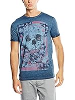 American People Camiseta Manga Corta Talux (Azul)