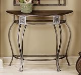 Montello Console Table (Old Steel Finish) (28W x 10D x 29H)