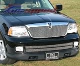 2005-2006 Lincoln Navigator Polished Wire Mesh Grille 2PC - E&G
