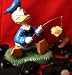 WALT DISNEY DONALD DUCK HOOK LINE SINKER FIGURINE