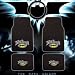 Batman the Dark Knight Emboss Logo Car Carpet Floor Mats with Steering Wheel Cover