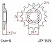 JT Sprockets JTF1529.17 17 Tooth Steel Front Countershaft Sprocket, Single