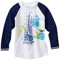 Charlie Rocket Boys 2-7 Pirate Ship Rash Guard Shirt