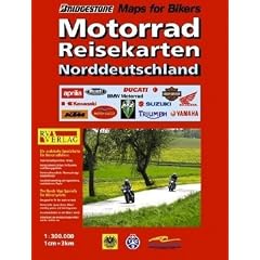 RV Motorad-Reisekarten 1:300 000 Norddeutschland