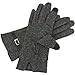 Alpine Swiss Womens Wool Leather Trim Evening Gloves Touch Screen Dressy Buckle