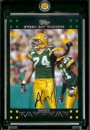 2007 Topps Football # 261 Aaron Kampman - Green Bay Packers - NFL Trading Cards