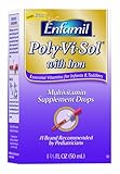 Enfamil Poly-Vi-Sol Multivitamin Supplement Drops with Iron for Infants and Toddlers, 50 mL
