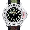 Montre Scout - 280380006 - Enfant Garçon - Quartz Analogique - Bracelet Tissu Vert et noir