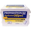 144 Wipes Preparation H Medicated Wipes Refill with Aloe - 3 packs of 48 Wipes